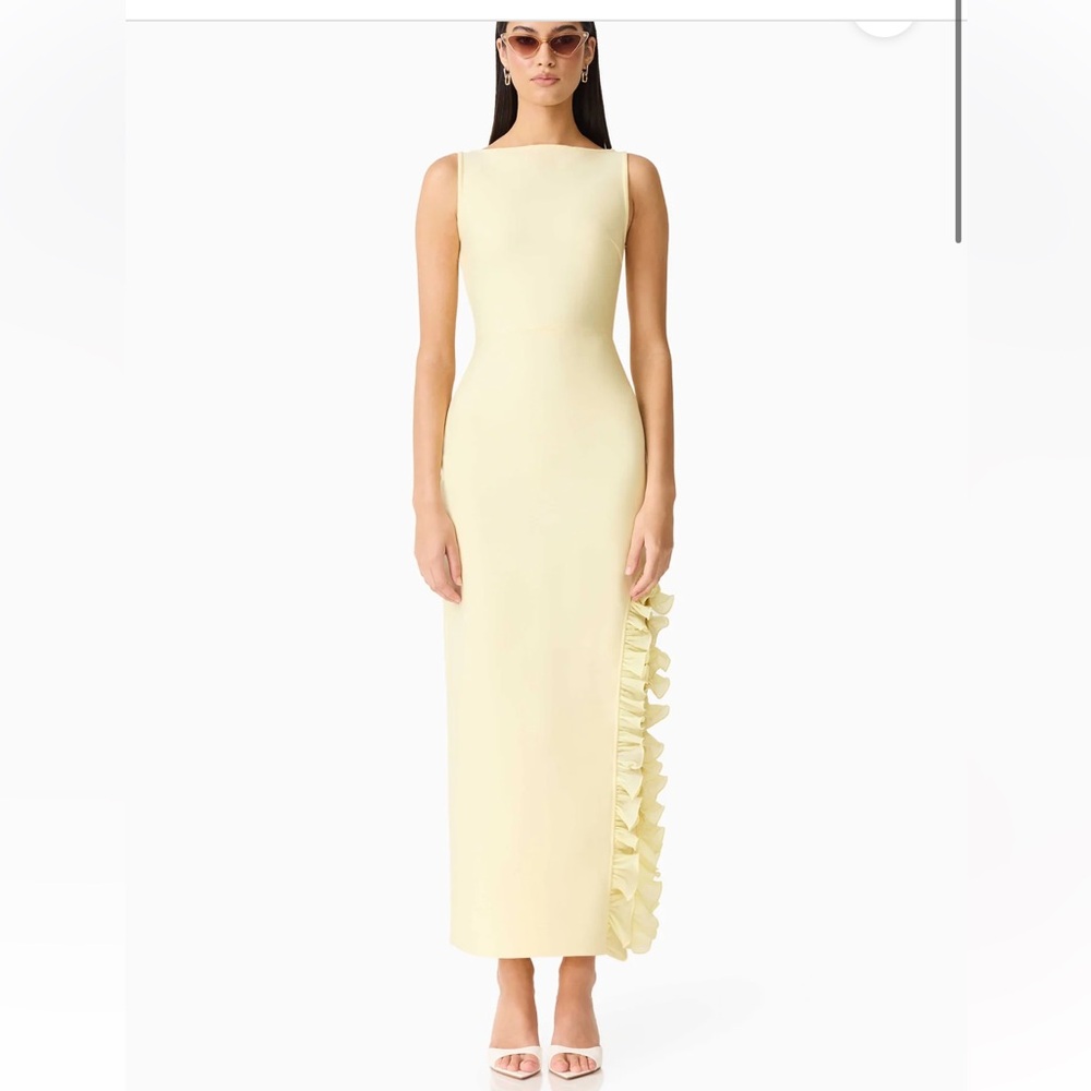ELLIATT CURAAE Catiana Maxi Dress in Yellow